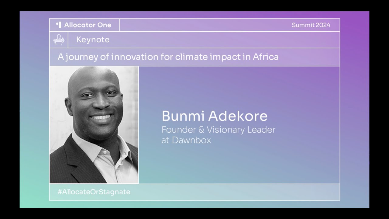 Bunmi Adekore — Innovation for Climate Impact in Africa