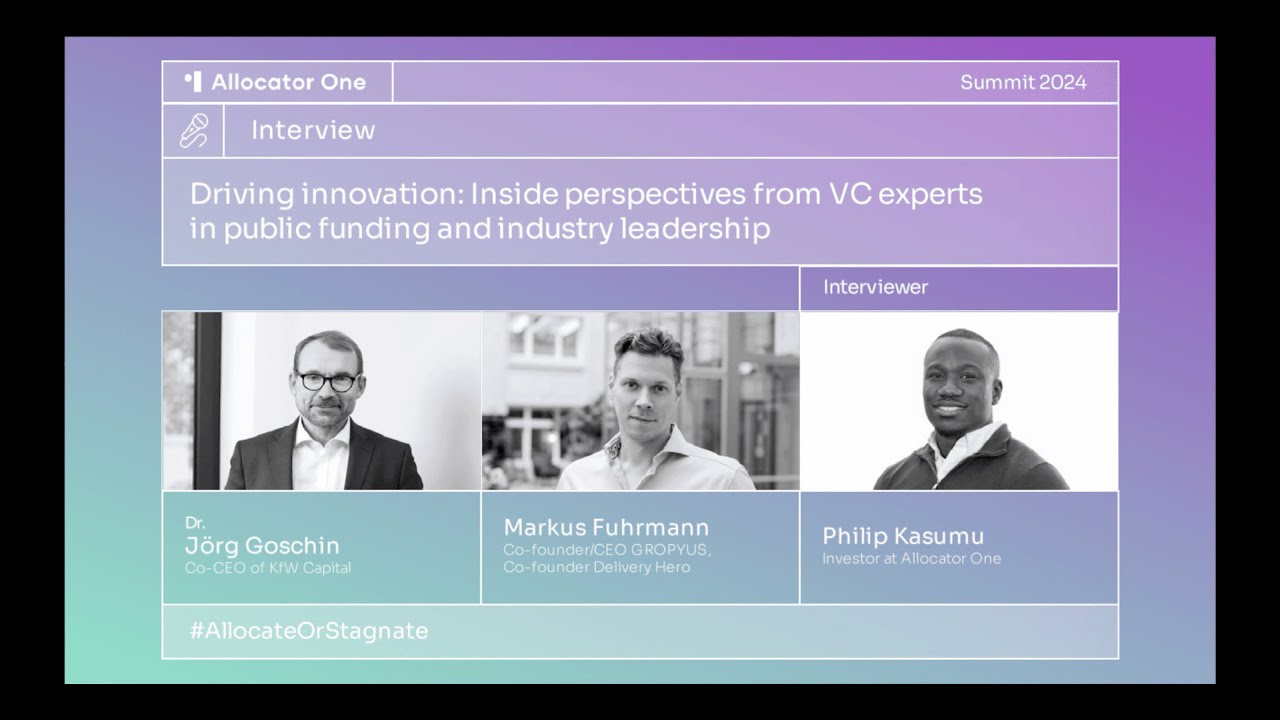 Driving Innovation — Perspectives from VC Experts