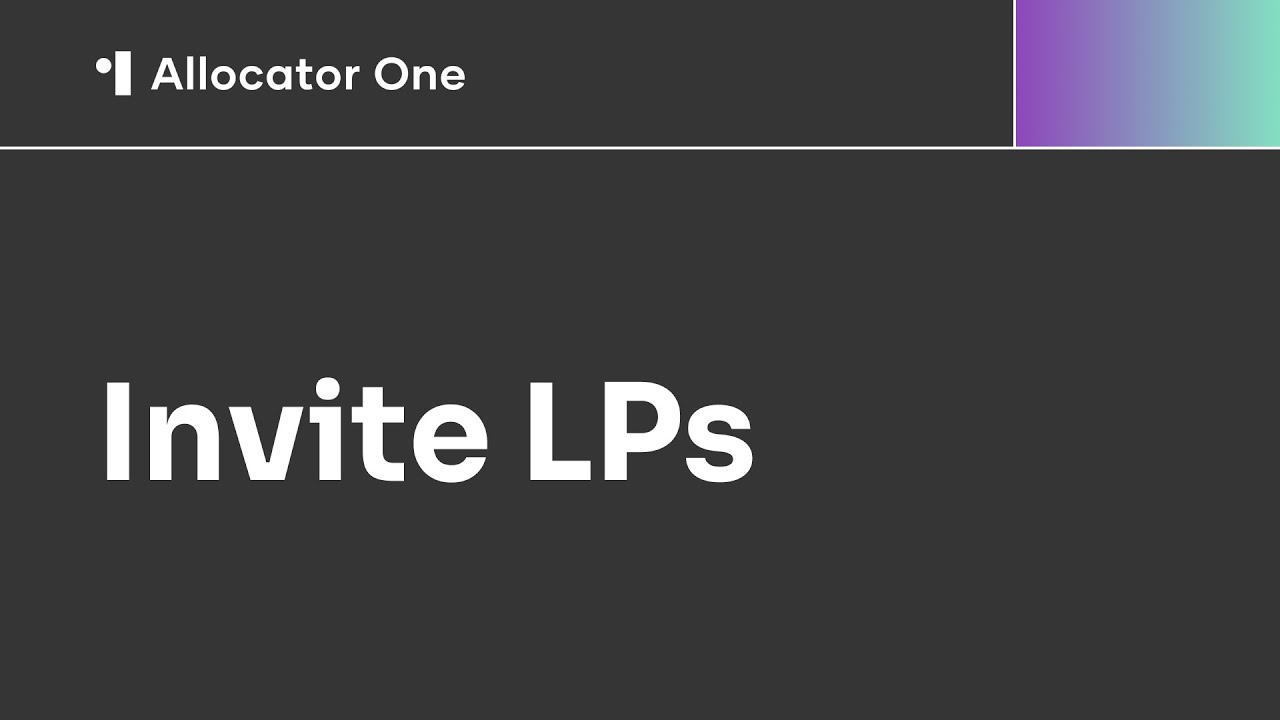 Invite LPs