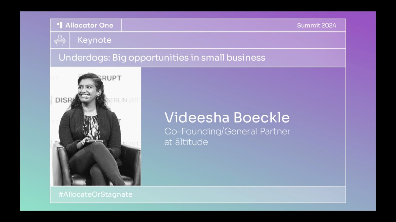 Videesha Böckle — Big Opportunities in Small Business